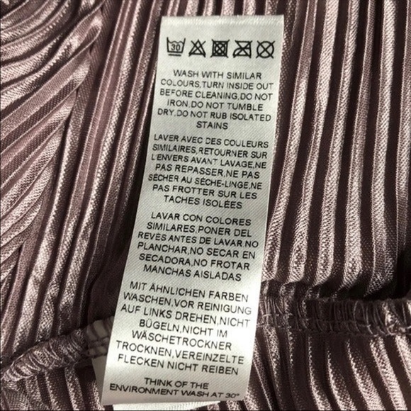 ASOS pleated metallic kaftan maternity top - Picture 6 of 7